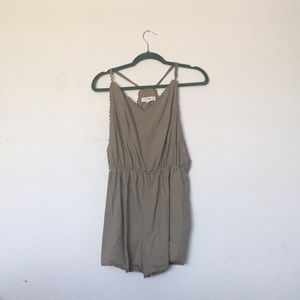 Beige comfortable romper